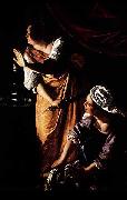 Artemisia gentileschi Judith and Her Maidservant with the Head of Holofernes, Germany oil painting artist